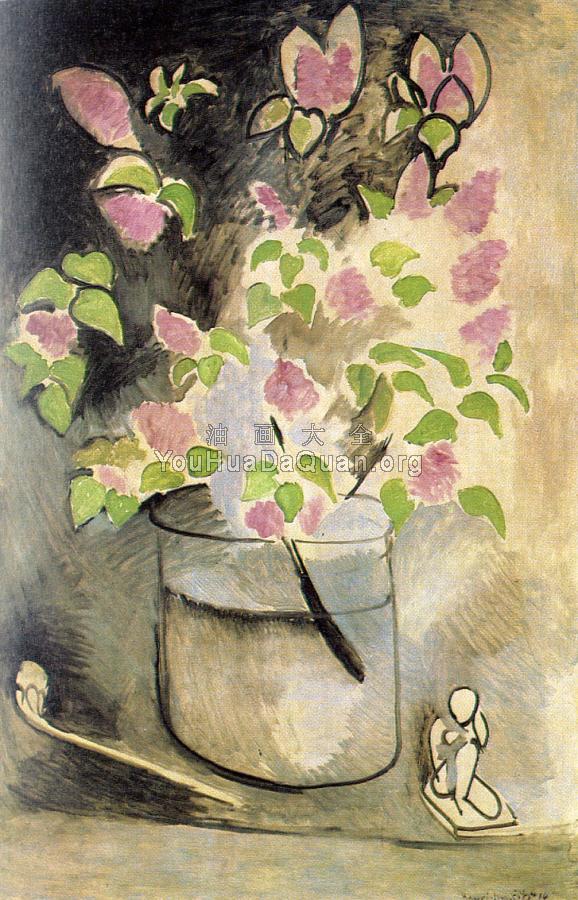 丁香枝 - 亨利·马蒂斯